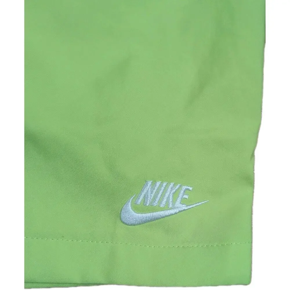 Nike Men’s Large Volt Green Swim Shorts NWT Above Knee Mesh Lined $50 MSRP
